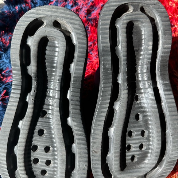 Black Cloud Platform Foam Slide Sandals - Picture 4 of 9